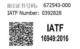 公司通过  IATF16949:2016 体系换证审核