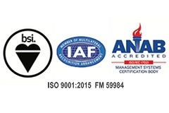 公司通过BSI的 ISO9001:2015 换版认证